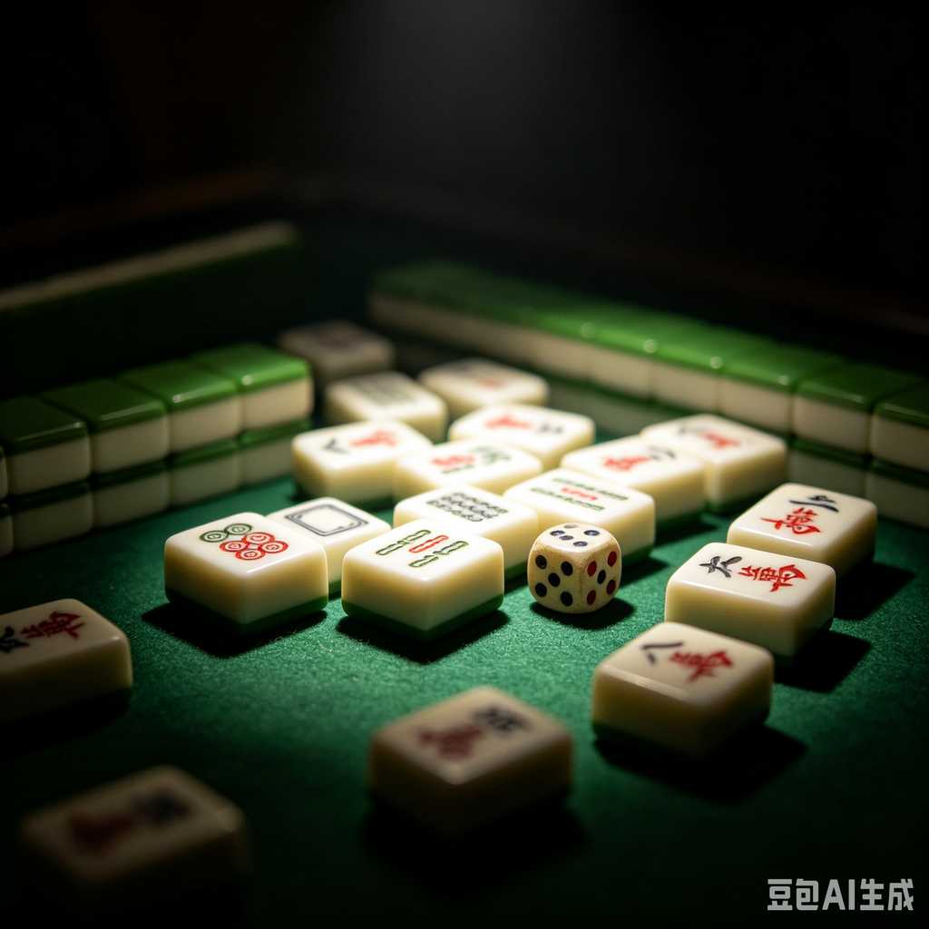 engraved texture mahjong tiles